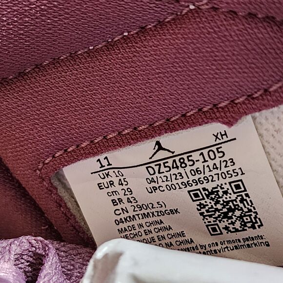 Air Jordan 1 Retro OG High Mauve Brand New Sz 11 - Picture 8 of 10